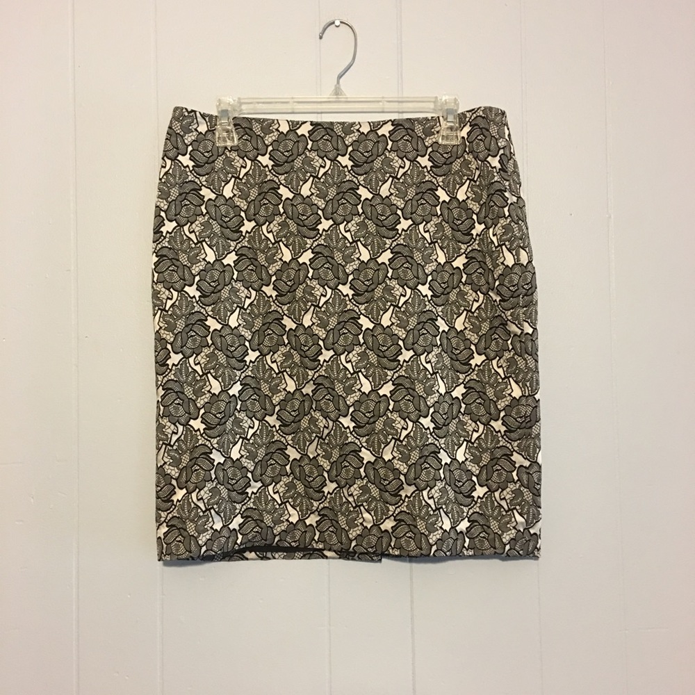 Doncaster Collection embroidered floral skirt